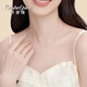 翠奢緣三生有杏項鏈女足銀999生吊墜時尚百搭情人節(jié)生日禮物送女友老婆 小杏運項鏈