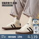 Semir男鞋復(fù)古德訓(xùn)鞋男秋季新款簡約休閑鞋板鞋男STH243039 米黑 42