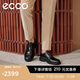 愛步（ECCO）商務皮鞋男鞋 夏季牛津鞋通勤正裝皮鞋 都市倫敦525684 黑色52568401001 41
