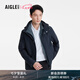 AIGLE艾高男士外套沖鋒衣功能面料GTX防風(fēng)防雨透汽夾克登山服 帝國(guó)深藍(lán) AW483 L (180/96A)