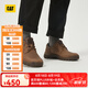 CAT卡特休閑皮鞋工裝鞋男鞋25秋新品防滑耐磨通勤鞋P726061O3AMC36 棕色 41