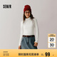 森馬（Semir）森柔毛衫|毛衣女基礎(chǔ)款高領(lǐng)緊身2024冬季純色套頭衫109724107011