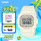 卡西歐（CASIO）BABY-G BGD-565復(fù)古碎花運動時尚女士手表防水防震石英手表 禮物 BGD-565RP-7PR