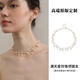 伊燦多層滿天星淡水仿珍珠項(xiàng)鏈女獨(dú)特氣質(zhì)高級(jí)感鎖骨鏈2025年新款頸鏈 多層滿天星珍珠項(xiàng)鏈