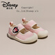 DISNEY迪士尼學(xué)步鞋幼嬰兒室內(nèi)鞋女童防踢童鞋中小童女寶寶兒童鞋 粉紅色 22
