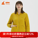 銅牛秋冬暖棉連帽開(kāi)襟印花女衫 開(kāi)襟長(zhǎng)袖休閑上衣女VS180 簡(jiǎn)約幾何-姜黃-姜黃 XL (175/100)
