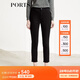 PORTS寶姿女裝 秋冬新品牛仔褲SL9P027LZD016 黑色 XS (2)