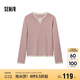 森馬（Semir）森馬毛衣女短款假兩件含羊毛針織衫24冬新款保暖內搭109724107015
