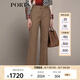 PORTS 寶姿秋冬新款女裝通勤日常小腳休閑褲長(zhǎng)褲LM9P087LWF102 卡布奇諾 XL (10)