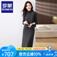羅蒙（ROMON）套裝女灰色小香風(fēng)高級感氣質(zhì)羊毛呢外套半身裙2025春秋新款三件套 高級灰 S