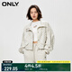 ONLYNBA聯(lián)名款休閑風(fēng)滿印翻領(lǐng)短外套女|123436019 HH8 沙色字母印花 160/80A/S
