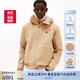TOMMY JEANS【休閑連帽】25春夏男澤西風(fēng)防風(fēng)防水外套/女裝輕薄運(yùn)動夾克 【男款-防風(fēng)防水夾克】卡其色ACT S （推薦：130-140斤）