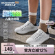 Skechers斯凱奇童鞋男童夏季透氣一腳套網(wǎng)速休閑涼鞋洞洞鞋91995L