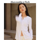 ABERCROMBIE & FITCH女裝經(jīng)典小麋鹿美式復(fù)古辣妹性感修身V領(lǐng)長袖T恤KI139-5270 白色 S (165/92A)