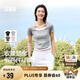 森馬（Semir）短袖t恤女短款假兩件百搭上衣25夏裝顯瘦U領(lǐng)套頭衫109325100015
