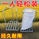 萊眾卉新 撐袋器移動(dòng)可升降裝袋灌袋打包谷子稻谷玉米袋子編織袋支架農用 撐袋器-方管不帶輪可伸縮