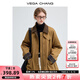 VEGA CHANG棉服女2025年冬季新款女士夾克高級(jí)感保暖棉衣夾棉外套 焦糖棕 S