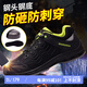 強(qiáng)人防砸防刺穿勞保鞋LA認(rèn)證安全防護(hù)男女透氣工作鞋  HY1651 黑色 43