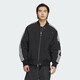 阿迪達斯 （adidas）三葉草男裝 NEW PAD JKT 運動(dòng)休閑保暖棉衣夾克外套 JD3743 黑色L