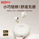 聯(lián)想【小巧短柄】半入耳式藍牙耳機全新藍牙5.4真無線音樂高音質(zhì)游戲低延遲通話降噪適用于蘋果華為淡雅米【全新藍牙5.4芯+ENC通話降噪】短柄舒適佩戴-游戲音樂雙模式-全景環(huán)繞音效