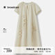播松弛感海邊度假連衣裙女25夏季新款寬松長(zhǎng)裙DDS2LD5901 W10雪見 L