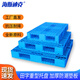 海斯迪克 HKCL-644 塑料網(wǎng)格田字重型托盤(pán) 加厚叉車(chē)托盤(pán)倉庫防潮墊板 1200*1000*150mm