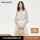 moussy 2025春季新品法式田園風(fēng)碎花雪紡長(zhǎng)袖襯衫女028ISA30-3131 花紋白色 均碼