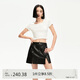 VEROMODA Vero Moda半身裙女2024早秋新款中腰A擺機車酷颯辣妹風32431G004