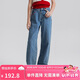 ELLE KIDS新疆棉愛心牛仔褲春季女童大童天然環(huán)保親膚舒適百搭直筒褲