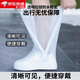 潮思匯雨鞋鞋套男女下雨天防水雨靴防滑加厚耐磨兒童硅膠高筒時(shí)尚水鞋套 高筒白色(拉鏈+防水)99%人選擇 L碼【適合39-40碼】運(yùn)動(dòng)鞋拍大1