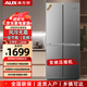 奧克斯（AUX）一級(jí)能效 風(fēng)冷無(wú)霜四開門電冰箱家用超薄大容量十字對(duì)開門廚房嵌入式大冰箱雙循環(huán)獨(dú)立空間 【352升】一級(jí)節(jié)能（變頻）風(fēng)冷無(wú)霜 鈦銀灰