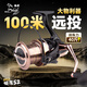 狼王紡車輪大型魚輪獵鷹S2遠(yuǎn)投輪大物輪大物海竿輪全金屬杯海桿輪 7000型
