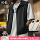 馬登工裝輕機(jī)能戶外馬甲男開衫立領(lǐng)運(yùn)動坎肩背心外穿寬松單馬夾夏秋 黑色 【雙頭拉鏈/夏季男薄款】 XL (180)