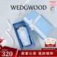 WEDGWOOD不銹鋼保溫杯高顏值咖啡杯便攜水杯陶瓷涂層茶杯保冷保熱隨行杯 漫游美境藍色吸管杯592ml