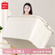 名創(chuàng)優(yōu)品MINISO衣物收納箱大號塑料整理箱儲物箱 中號【3個裝】