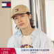 TOMMY JEANS男裝純棉復古街頭刺繡休閑運動(dòng)彎檐圓頂鴨舌帽棒球帽12020 卡其色AB0 均碼 （頭圍58cm）