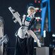 班貝智蔚藍檔案飛鳥(niǎo)馬時(shí)cos服女仆裝高顏值游戲二次元cosplay全套服裝 飛鳥(niǎo)馬時(shí)長(cháng)款 XXXL