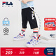 FILA【旋冰科技】斐樂童裝兒童短褲2025年夏季新款小童涼感七分褲 傳奇藍(lán)-NV 120