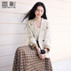 香影氣質(zhì)小西裝外套女2026春新款燕麥色輕職場(chǎng)休閑通勤高級感西服 燕麥色 M 160/84A/95-110斤