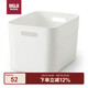無印良品（MUJI）聚乙烯軟盒大長25.5×寬36×高24cm 收納盒儲物盒家用小件商品