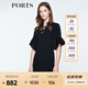PORTS寶姿 新品 女裝優(yōu)雅立體釘珠裝飾修身連衣裙LN8D010KWB008 黑色 S (4)