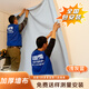 奧壁森2025新款墻布無(wú)縫全屋臥室客廳墻紙包施工現代簡(jiǎn)約客廳高精密壁布 淺灰藍