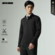 利郎衛衣男拉鏈領(lǐng)商務(wù)休閑25秋季長(cháng)袖T恤男 黑色M165/84A