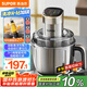 蘇泊爾（SUPOR）絞肉機(jī)家用 電動(dòng)多功能不銹鋼懸浮刀料理攪拌機(jī)2.2L大容量餡嬰兒輔食機(jī) JR65S-G220