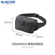 宜麗客（ELECOM）單肩相機包攝影包攝像包腰包斜挎兩用多功能防潑水 黑色