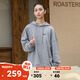 VANS范斯官方 男女情侶連帽衛衣美式休閑 灰色 2XL