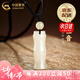 中國(guó)黃金（CHINA GOLD）次日達(dá)和田玉竹節(jié)項(xiàng)鏈男女款年新款玉七夕情人節(jié)禮物送女朋友老婆 【京速達(dá)】竹節(jié)項(xiàng)鏈【黑繩+玉珠】
