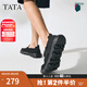 他她（TATA）一腳蹬布鞋男鞋透氣懶人軟底爸爸鞋2025夏季新款VMR01BM5 黑色 40