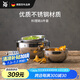 WMF德國(guó)福騰寶 家用不銹鋼盆和面揉面盆洗菜盆料理碗4件套廚房好物