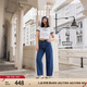 Levi's?SilverTab?25春夏新款女士美式復(fù)古時(shí)尚寬松直筒牛仔褲 藍(lán)色 29 (28)